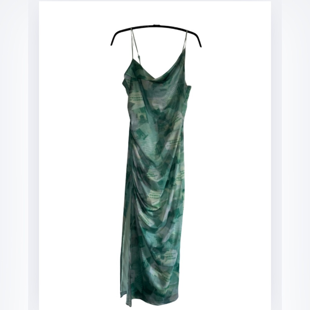 Hello Molly Strapless Green Dress